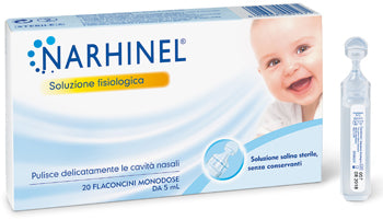 Soluzione fisiologica per aspiratore nasale narhinel 20 fiale x 5 ml bipack