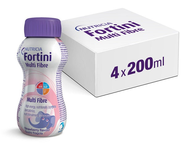 Fortini multi fibre gusto fragola 200 ml