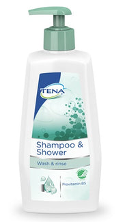 Tena shampoo & shower 500 ml