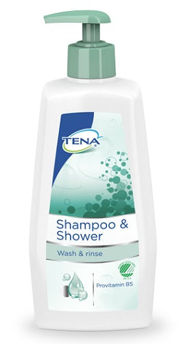 Tena shampoo & shower 500 ml