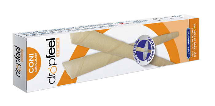 Dropfeel pharma coni auricolari con sistema frangifiamma 2 pezzi