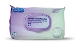 Alvita salviette cambio pannolino 72 pezzi