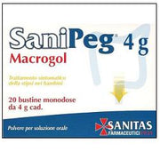 Sanipeg macrogol polvere per soluzione orale 20 buste da 10 g