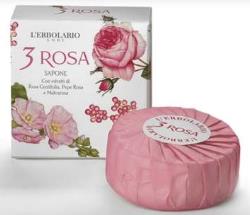 3 rosa sapone 100 g