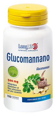 Longlife glucomannano 100 capsule vegetali
