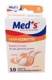 Cerotto meds strip tela ipoallergenico elasticizzato assortiti 10 pezzi