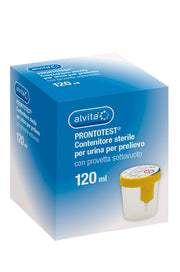 Contenitore urine alvita prontotest prelievo sottovuoto 120 ml 1 pezzo