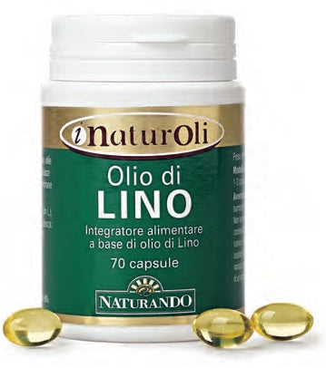 I naturoli olio di lino 70 capsule molli