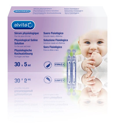Soluzione salina alvita 30 fiale da 5 ml