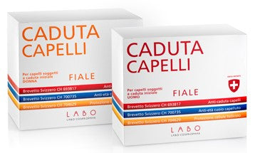 Caduta capelli iniziale uomo 12 fiale 5 ml