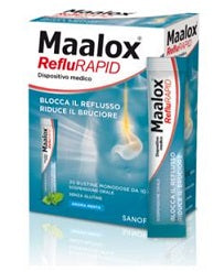 Maalox reflurapid 20 bustine monodose da 10 ml sospensione orale