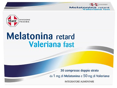 Matt divisione pharma melatonina retard valeriana fast 30 compresse