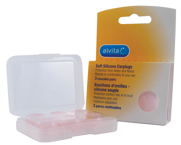 Alvita tappi auricolari in silicone modellabile 3 paia riutilizzabili