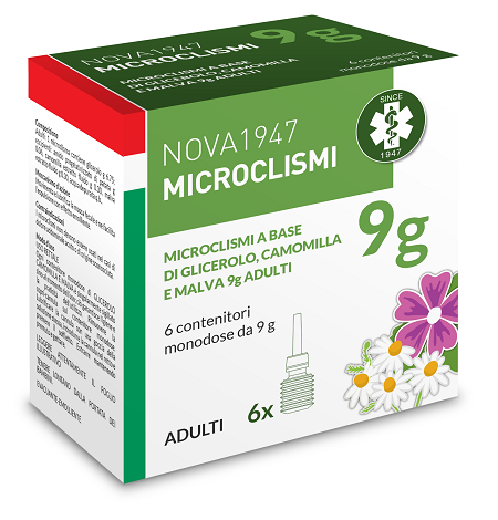 Nova1947 microclismi 9g adulti 6 contenitori monodose