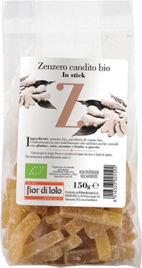 Zenzero candito stick bio 150 g