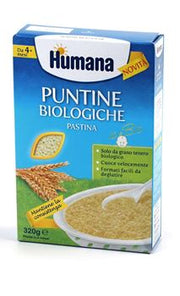Humana puntine biologiche pastina 320 g
