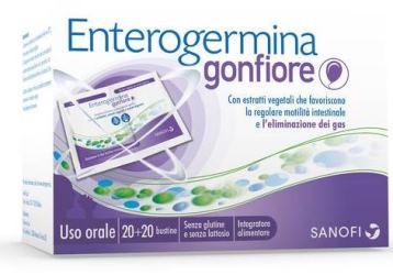 Enterogermina gonfiore 20 bustine bipartite