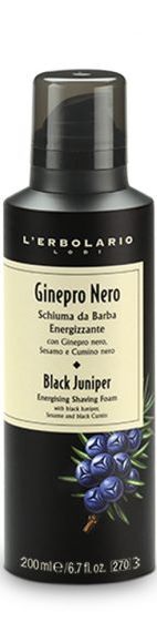 Ginepro nero schiuma da barba energizzante 200 ml