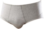 Orione 508 slip uomo contenitivo chiuso in cotone grigio 2
