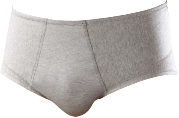 Orione 508 slip uomo contenitivo chiuso in cotone grigio 2