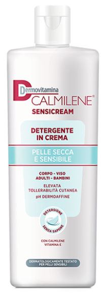 Dermovitamina calmilene sensicream detergente in crema senza sapone per pelle secca e sensibile 500 ml
