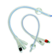 Catetere foley 2 vie 100% silicone securdrain con linea radio opaca standard 2 vie ch14 palloncino 5/10ml punta nelaton astuccio 1 pezzo