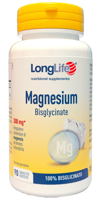 Longlife magnesium bisglycinate 90 tavolette