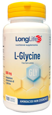 Longlife l-glycine 500 mg 100 capsule vegetali