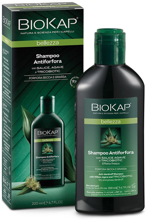 Biokap bellezza shampoo antiforfora con tricobiotic 200 ml