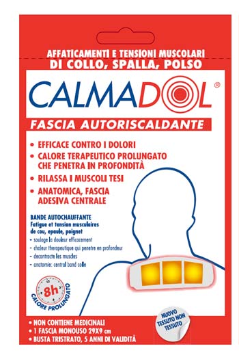 Calmadol fascia riscaldante bipack 2 pezzi