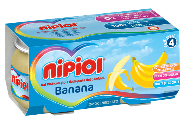 Nipiol omogeneizzato banana 2 x 80 g
