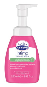Euphidra amidomio intimo mousse attiva ph 3,5 250 ml