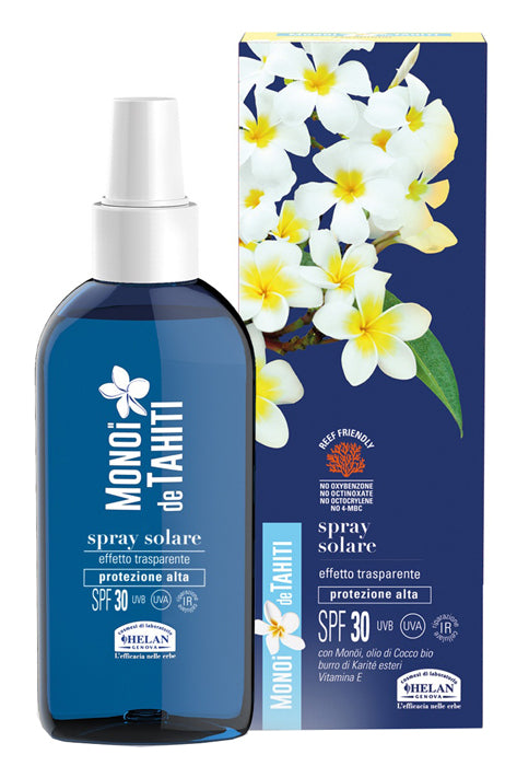 Monoi de tahiti spray solare effetto trasparente spf30 150 ml