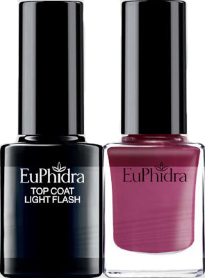 Euphidra smalto semiperm+top coat light protettivo sp02 10 ml