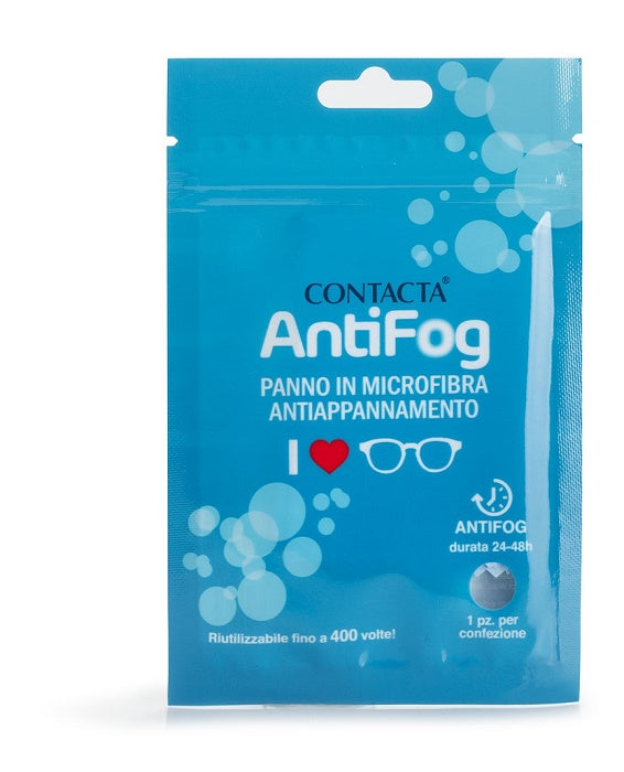 Contacta antifog panno in microfibra antiappannamento