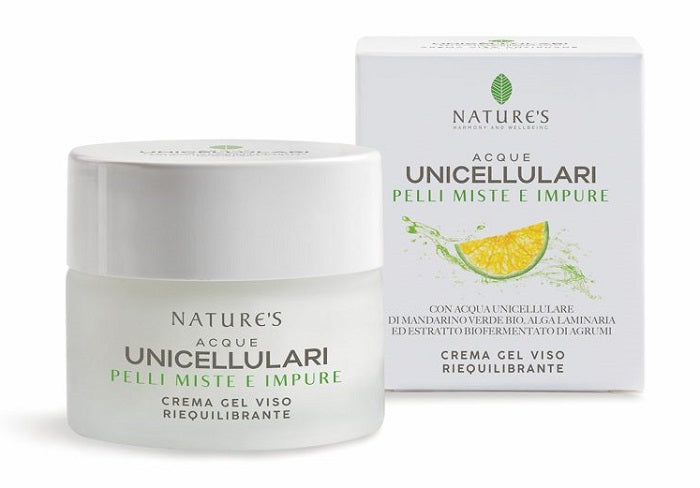 Nature's acque unicellulari crema gel viso riequilibrante 50 ml