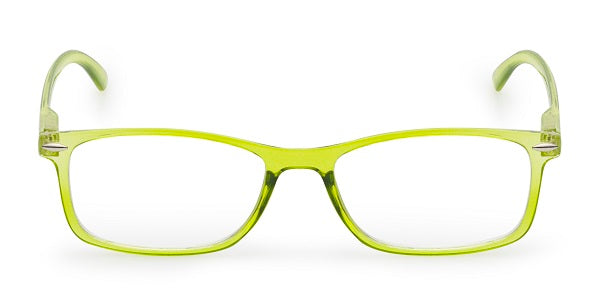 Occhiale da lettura ultrapiatto tascabile contacta ultraflat verde acido +3,00