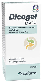 Sciroppo antireflusso pediatrico dicogel gastro 200 ml