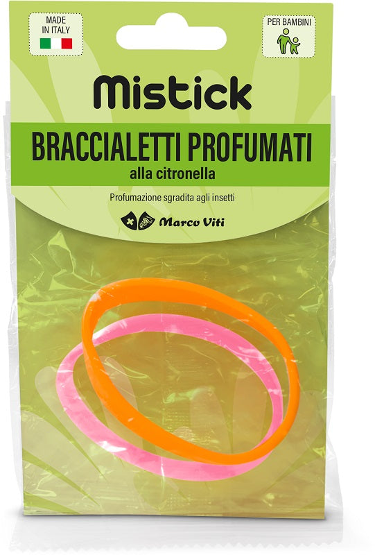 Mistick braccialetti rosa + arancia 2 pezzi