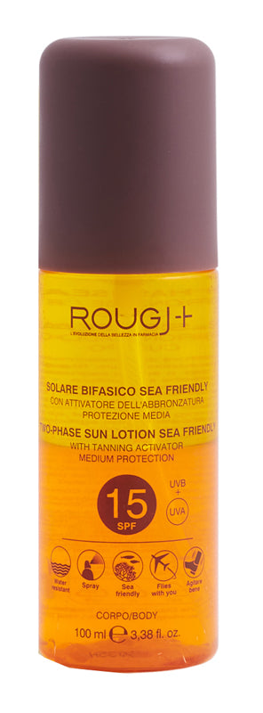 Rougj suntech spf15 bifasico intensificatore abbronzatura 100 ml