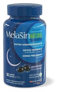 Melasin natural sonno 1mg 30 gommose