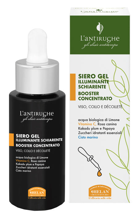 Elisir antitempo l'antirughe siero gel illuminante schiarente booster concentrato 30 ml