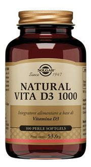 Natural vita d3 1000 100 perle softgel