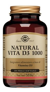 Natural vita d3 1000 100 perle softgel