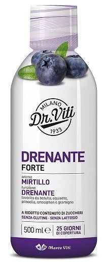 Dr viti drenante forte mirtillo 500 ml senza zuccheri