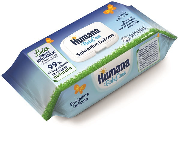 Humana baby care salviette 72 pezzi