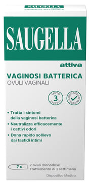 Saugella attiva vaginosi batterica 7 ovuli vaginali