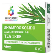 Tea tree shampoo solido 80 g colours of life