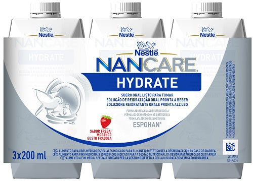 Nancare hydrate liquido 3 pezzi da 200 ml