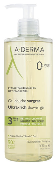 Les indispensables gel doccia surgras 500 ml